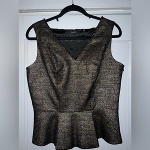Tahari Peplum Top